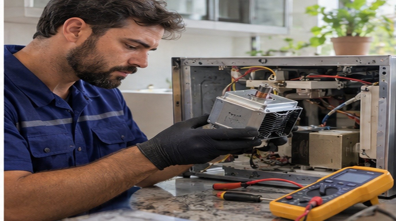 Conserto de micro-ondas em Palmas‑TO: troca do magnetron